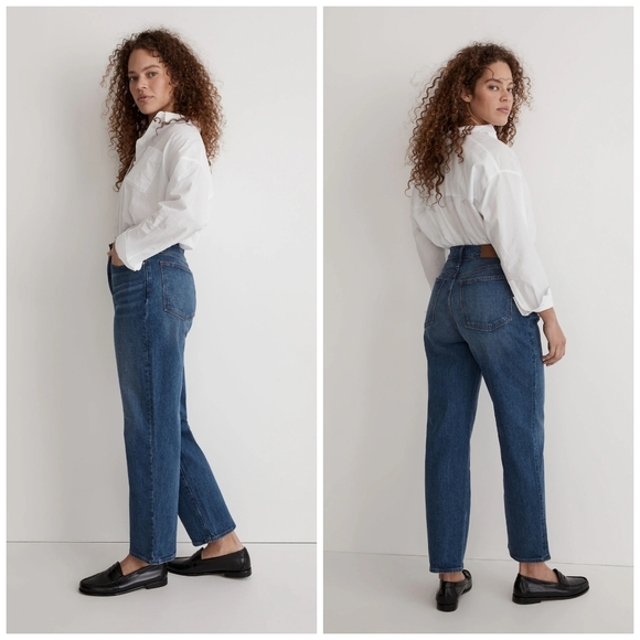 Madewell The Perfect Vintage Straight Jean in Mayfield Wash - Picture 2 of 6